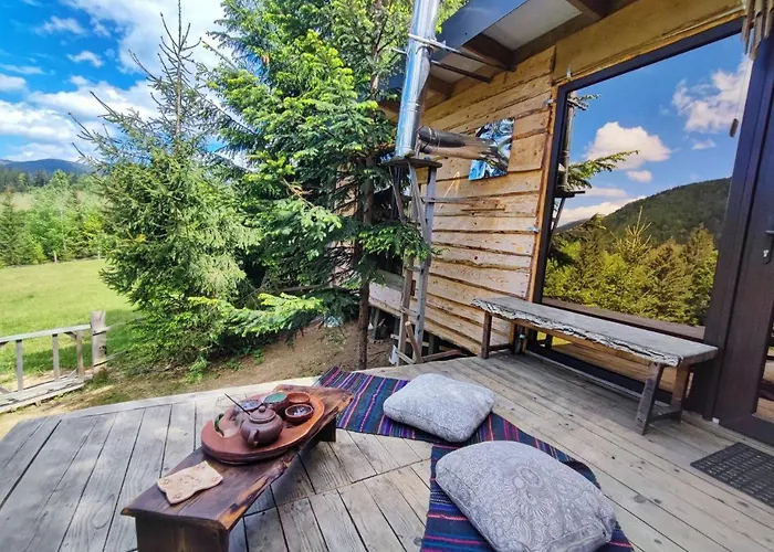 Eco Glamping - Carpathians. Retreat Hub Dzin Space 韦尔霍维纳