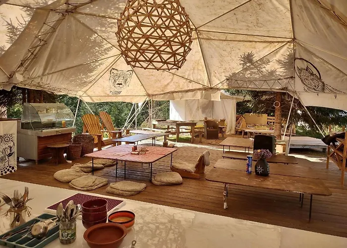 豪华帐篷 Eco Glamping - Carpathians. Retreat Hub Dzin Space 韦尔霍维纳